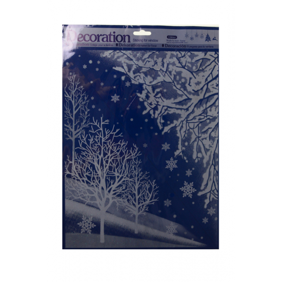 Ablakmatrica papír karácsonyi 30*41cm több féle