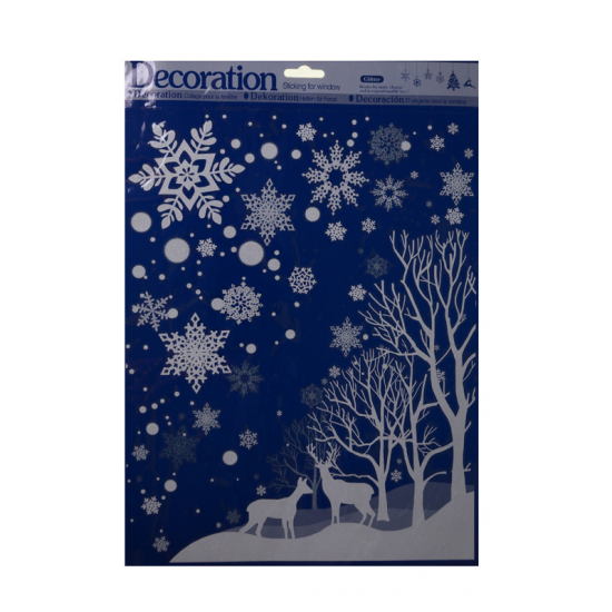 Ablakmatrica papír karácsonyi 30*41cm több féle