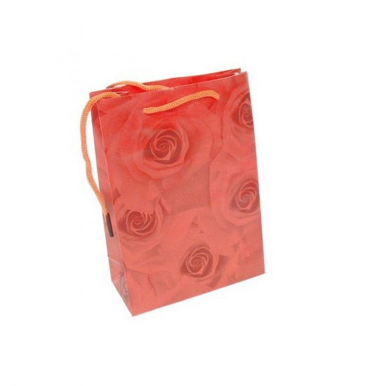 Ajándéktasak pp 17*12*5,5cm piros