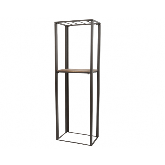 Állvány fém 40*60*200cm barna