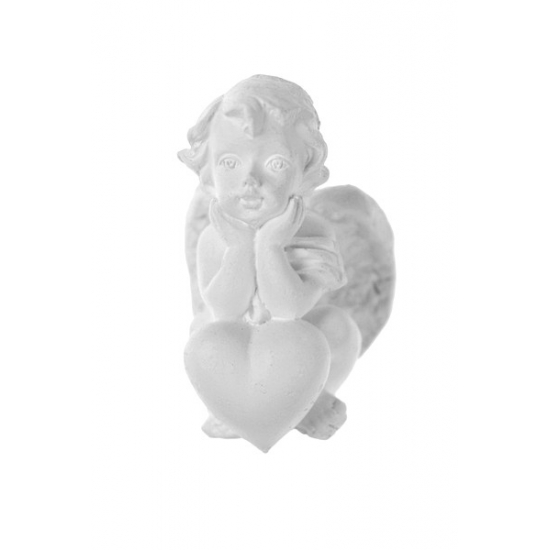 Figura angyal A1 5,5cm fehér