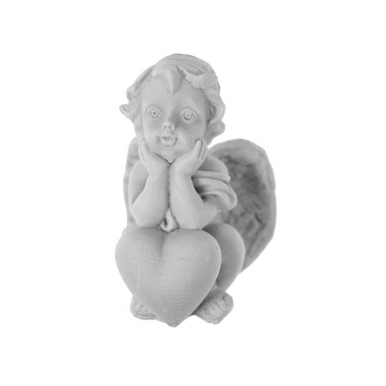 Figura angyal A1 5,5cm szürke