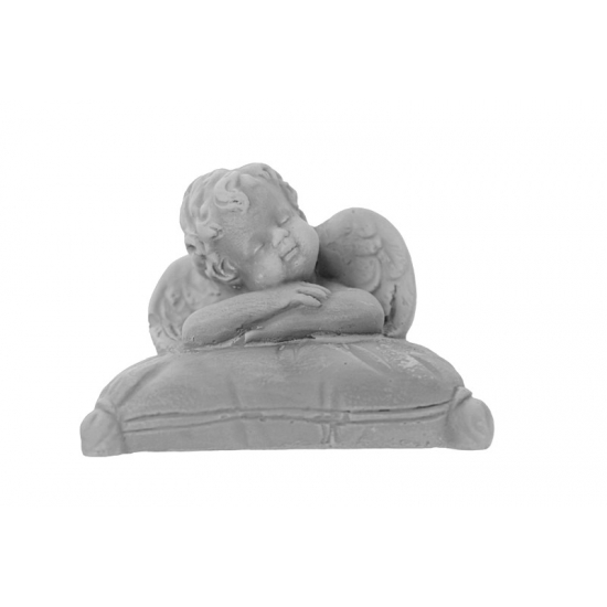 Figura angyal C4 5cm szürke