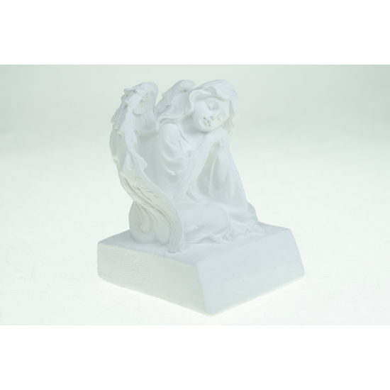 Angyal K10 fehér 12cm