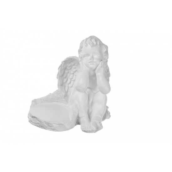 Figura angyal N1 20cm fehér