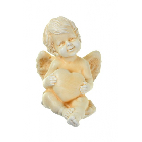 Figura angyal gipsz S5 11,5cm krém