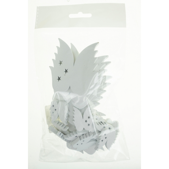 Angyalszárny fa 3-7cm s/20 fehér