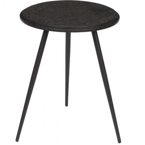Asztal fém 60cm metál fekete