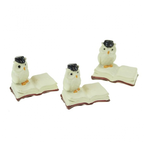 Bagoly poly ballagási 3.8cm S/3 könyvön barna
