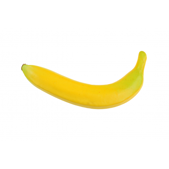 Gyümölcs Banán műanyag 20cm sárga Emberi fogyasztásra alkalmatlan!