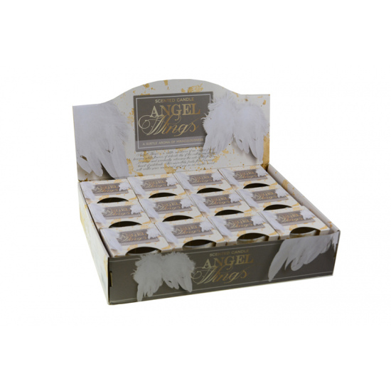 Poharas gyertya 115g Angel Wings