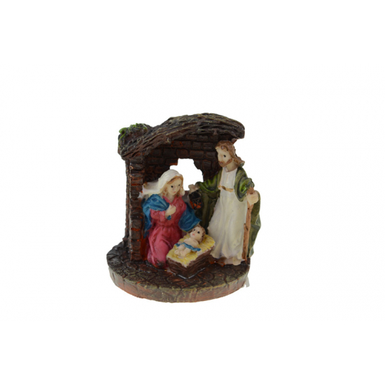 Figura Betlehem poly 5,8*5,3*6,5cm színes