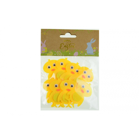 Csibe filc 5cm s/8 sárga