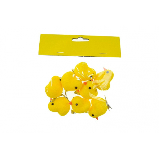 Figura csibe hungarocell 4*3cm s/8 sárga