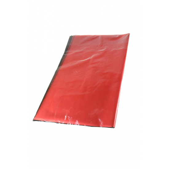 Csomagoló fólia 65cm*59cm  s/15 metál piros