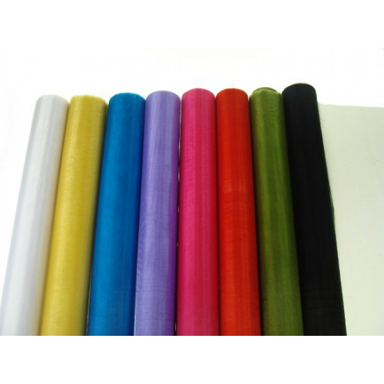Csomagoló organza 48cm*10m több szín