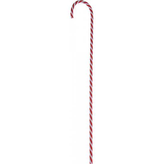 Cukorbot műanyag 59cm fehér/piros