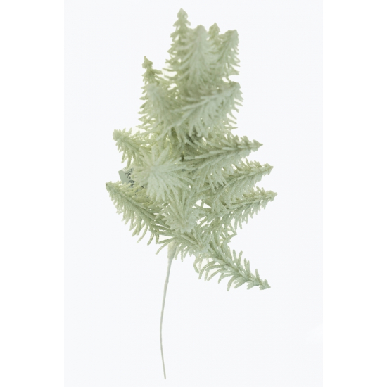 Dekor fenyős ág 60cm menta