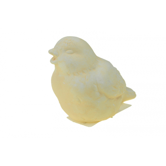 Figura madár gipsz nagy 8,5cm barack