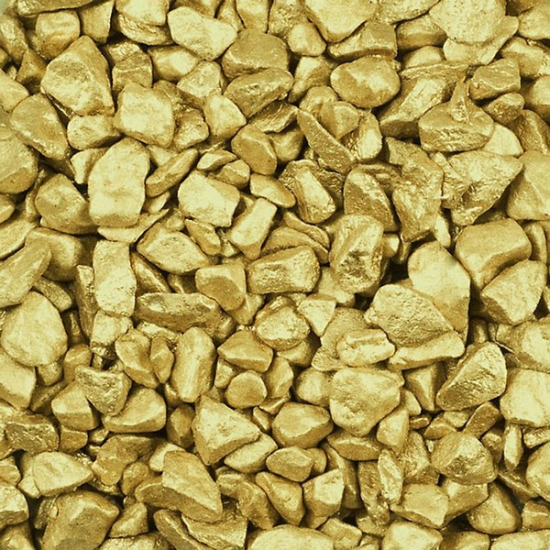 Dekor kő 9-13 mm 0,5kg arany