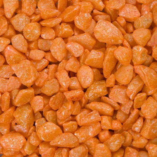 Dekor kő 9-13mm 0,5kg narancs