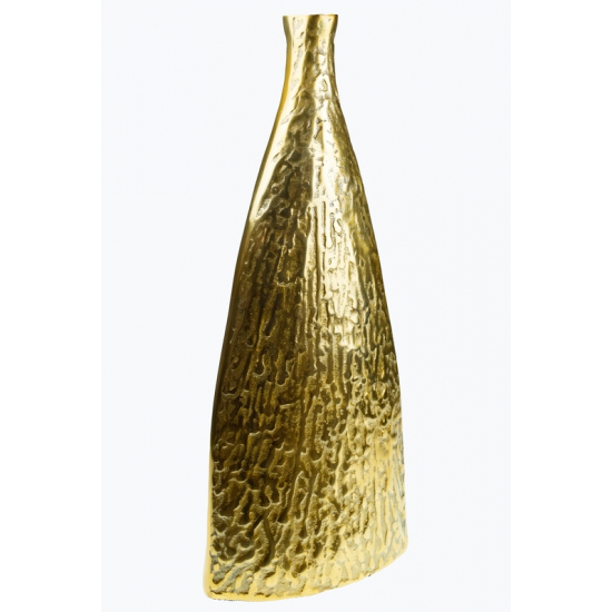 Váza fém 20*8*48cm mintás arany