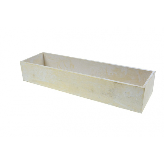 Doboz fa 35*10*6cm fehér