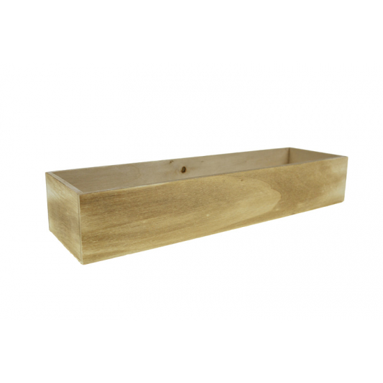 Doboz fa 35*10*6cm natúr