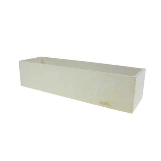 Doboz fa 35*10*8cm fehér