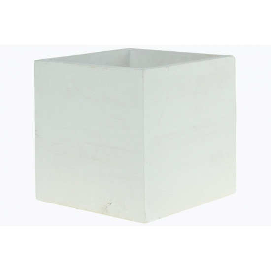Doboz fa szögletes 12*12*12cm fehér