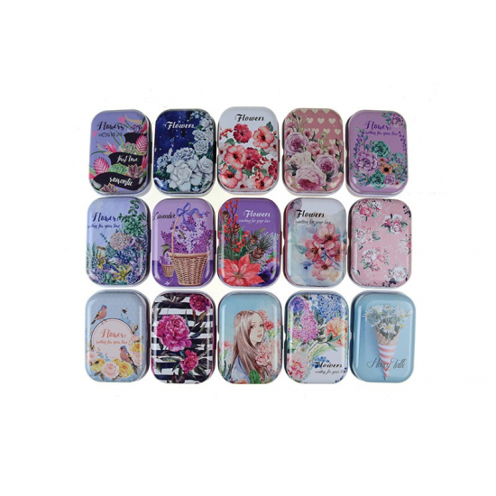Doboz fém 6*4*2,5cm többféle