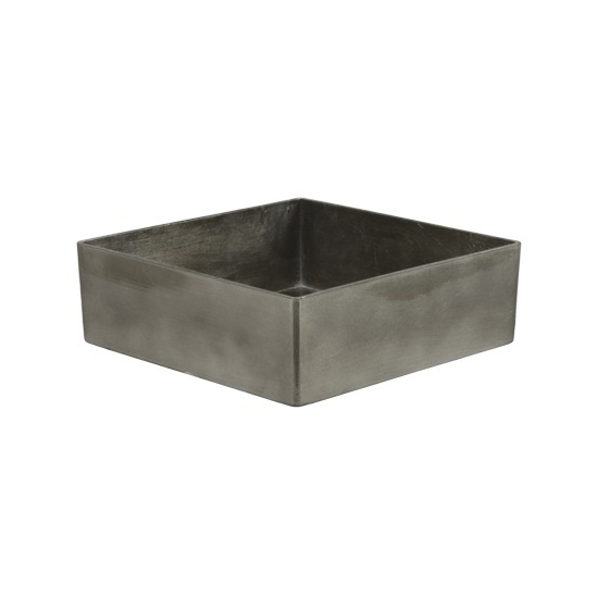 Tál plasztik 20x20x6cm gránit zöld