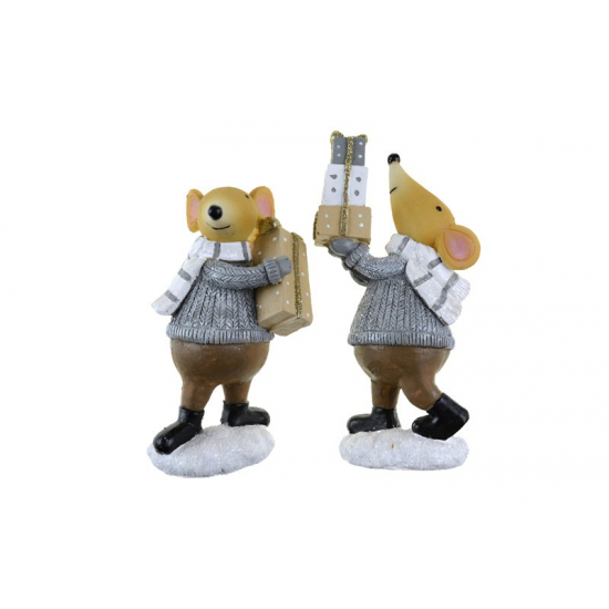 Figura egér poly 17cm 2féle
