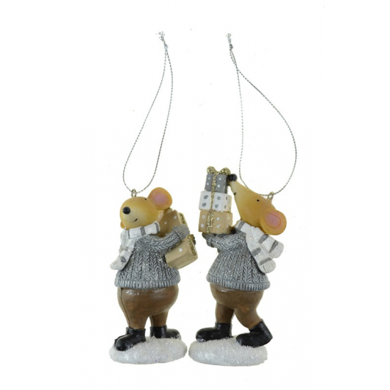 Figura egér poly 9.5cm 2féle