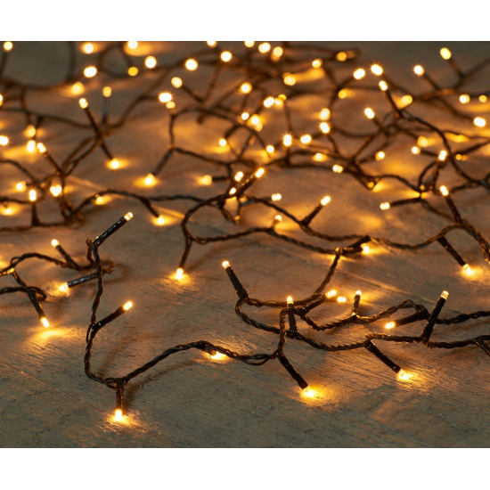 Égősor 360LED 18m időzítővel fekete