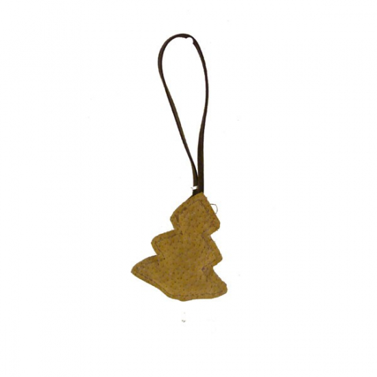 Fenyő bőr 6*1*7cm akasztós natúr