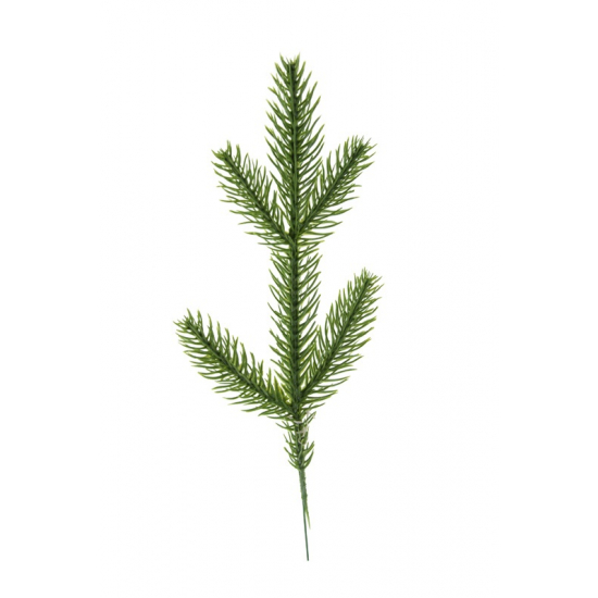 Fenyőág műa 26cm 5-ös s/10 v.zöld