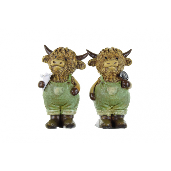 Figura bivaly poly 5.5*4*10cm 2féle zöld