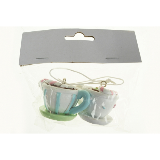 Figura bögre poly 4,8cm s/2 forrócsoki fehér