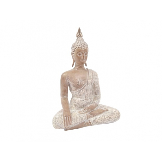 Figura buddha poly 20cm arany