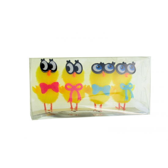 Figura csibe plüss 12cm s/4 sárga