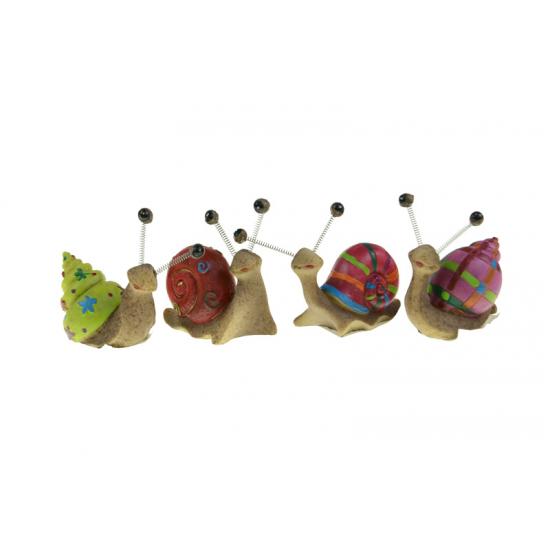 Figura csiga poly 4,5cm 4féle színes