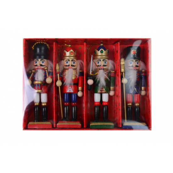 Figura diótörő fa 12,5cm több féle