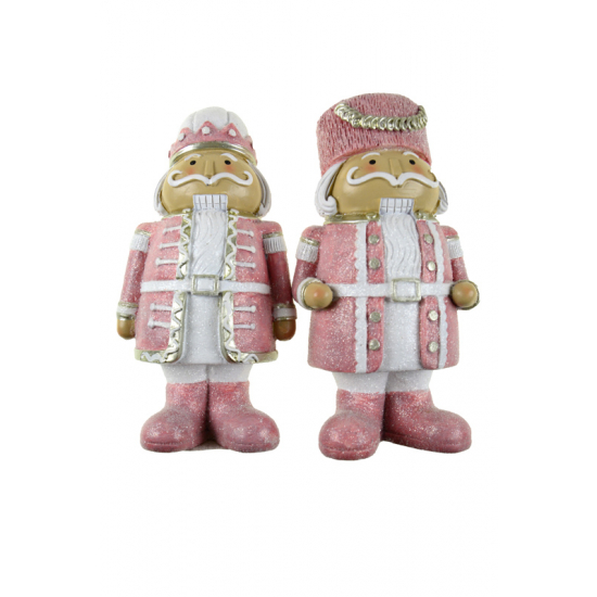 Figura diótörő poly 7*5*14cm 2féle rózsaszín