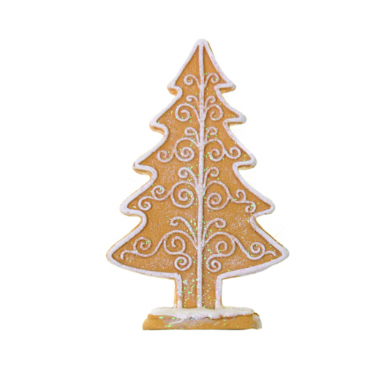 Figura fenyő poly 10cm barna