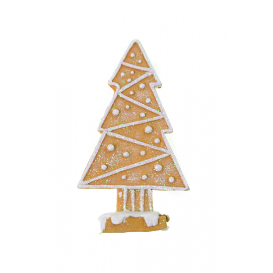 Figura fenyő poly 10cm barna