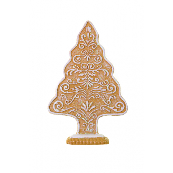 Figura fenyő poly 12,8cm barna