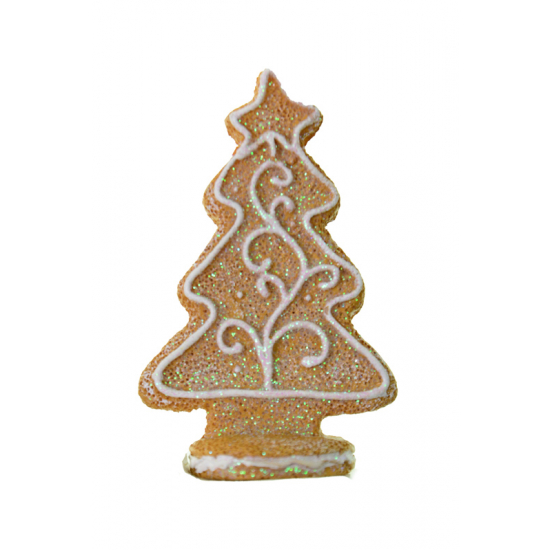 Figura fenyő poly 8cm barna