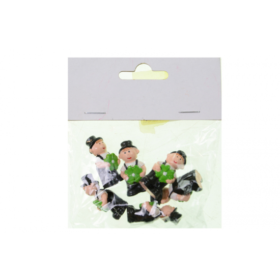 Figura fiú poly 3,2cm s/6 fekete