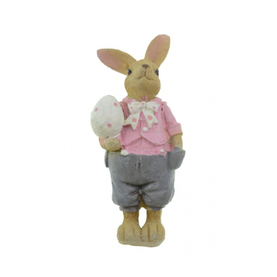 Figura fiúnyuszi poly 4*3,5*8,5cm rózsaszín